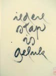 Iedere stap is geluk